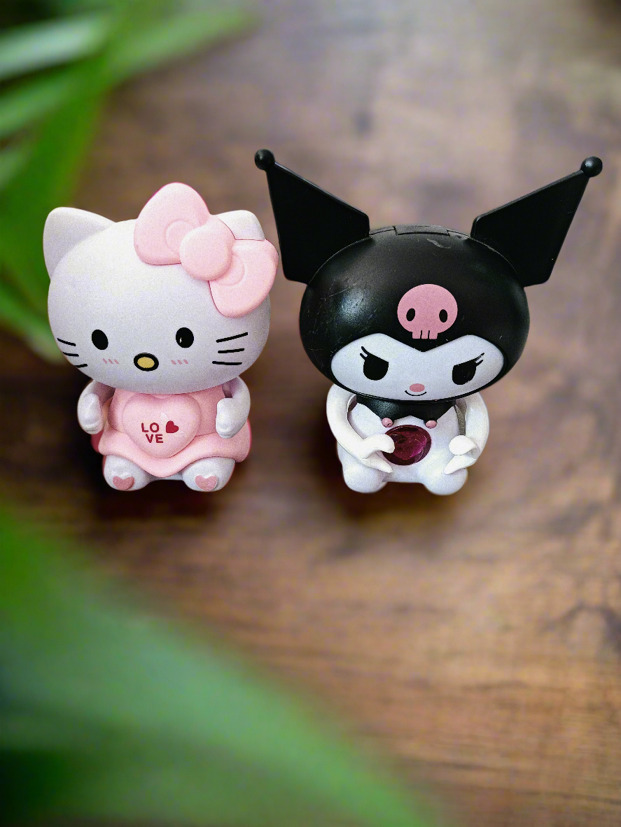 Kuromi and Kitty Keychain